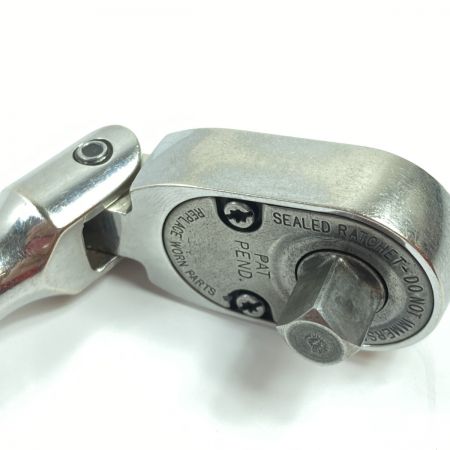  Snap-on スナップオン フレックスヘッド ラチェットハンドル 3/8sq FHLFD80 イエロー