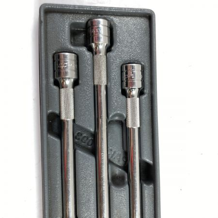  Snap-on スナップオン エクステンションバーセット 3/8sq 6本組 トレイ付（割れ欠損あり） PAKTY093