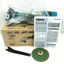 ＊＊ MAKITA マキタ 18V 100mm 充電式ディスクグラインダ 本体のみ ※バッテリ・充電器なし GA412DZ ブルー Sランク