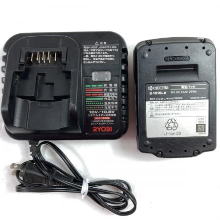  RYOBI リョービ DCM 18V 100mm 充電式ディスクグラインダ (バッテリ1個・充電器付属） BG-18000 ブラック