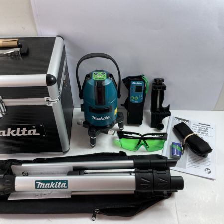  MAKITA マキタ グリーンレーザー墨出し器（受光器・ケース・三脚付属）バッテリ・充電器なし SK40GD ブルー
