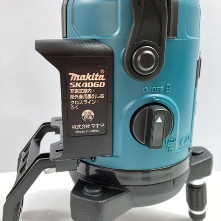  MAKITA マキタ グリーンレーザー墨出し器（受光器・ケース・三脚付属）バッテリ・充電器なし SK40GD ブルー