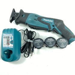 ＊＊ MAKITA マキタ 10.8V 充電式レシプロソー バッテリ3個・充電器付属 JR101D ブルー Cランク