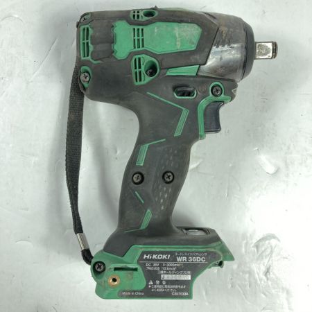  HiKOKI ハイコーキ 36V コードレスインパクトレンチ 差込角12.7mm 本体のみ WR36DC グリーン×ブラック