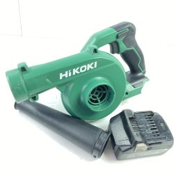 ＊＊ HiKOKI ハイコーキ 18V コードレスブロワ バッテリ1個付属 ※充電器なし RB18DC グリーン Cランク