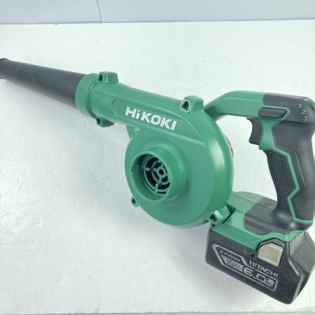  HiKOKI ハイコーキ 18V コードレスブロワ バッテリ1個付属 ※充電器なし RB18DC グリーン