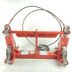 ＊＊ SANKYO 内吊ジャスト300 U字溝吊りクランプ 定格容量500kg レッド Cランク