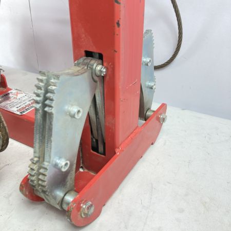  SANKYO 内吊ジャスト300 U字溝吊りクランプ 定格容量500kg レッド