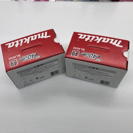 ДД MAKITA マキタ 未使用品(S)  40v 4.0Ah 2個セット BL4040 ブラック