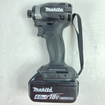  MAKITA マキタ 18V 充電式インパクトドライバ (バッテリ2個・充電器・ケース付） TD173D ブラック