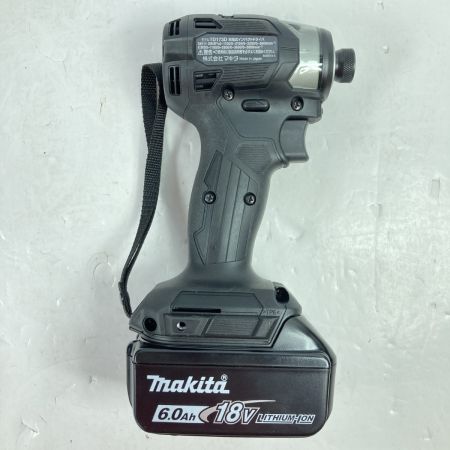  MAKITA マキタ 18V 充電式インパクトドライバ (バッテリ2個・充電器・ケース付） TD173D ブラック