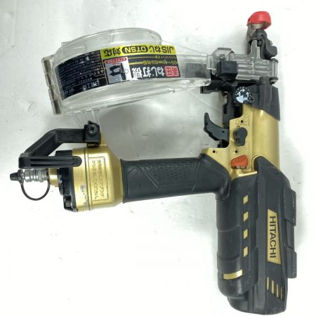  HITACHI 日立 25~41mm 高圧ネジ打ち機 ケース付 WF4H3 ゴールド