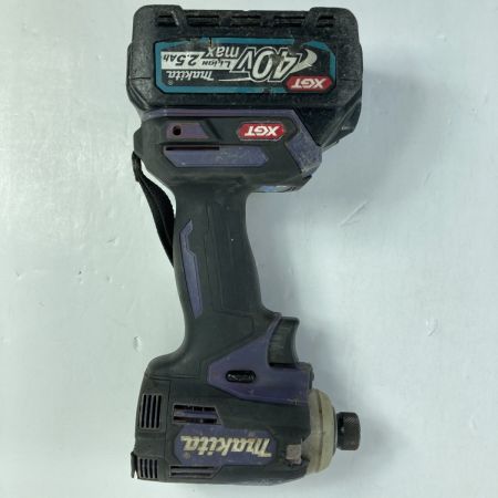  MAKITA マキタ 40Vmax 充電式インパクトドライバ バッテリ1個付属 ※充電器なし TD001G パープル