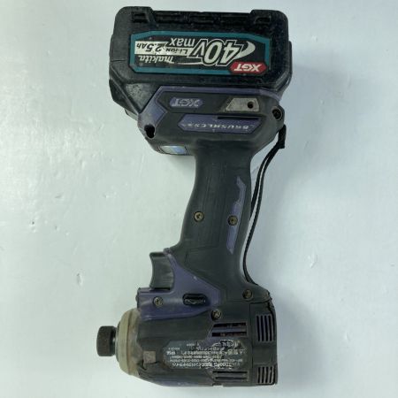  MAKITA マキタ 40Vmax 充電式インパクトドライバ バッテリ1個付属 ※充電器なし TD001G パープル