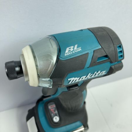 MAKITA マキタ 18V 充電式インパクトドライバ (バッテリ2個・充電器・ケース付） TD148D ブルー