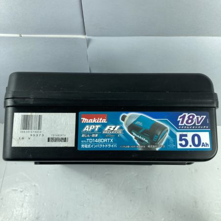  MAKITA マキタ 18V 充電式インパクトドライバ (バッテリ2個・充電器・ケース付） TD148D ブルー