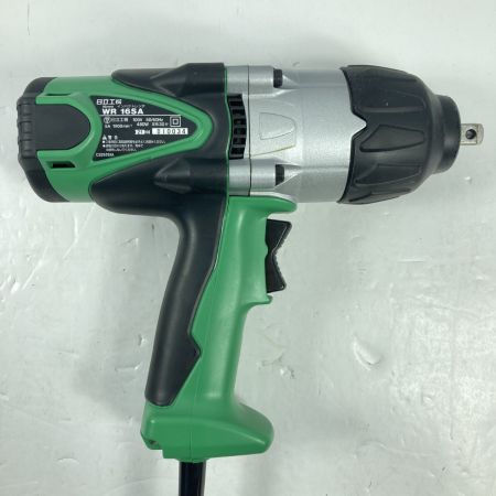  HITACHI 日立 16mm コード式インパクトレンチ 360Nm 差込角12.7mm ケース付 WR16SA グリーン