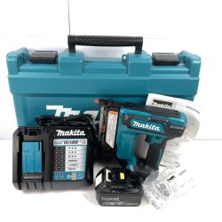 ＊＊ MAKITA マキタ 18V 充電式ピンタッカ (バッテリ1個・充電器・ケース付） PT353DZK ブルー Bランク