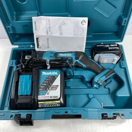  MAKITA マキタ 18V 充電式レシプロソー  (バッテリ1個・充電器・ケース付） JR184DRF ブルー