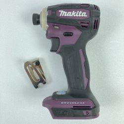 ＊＊ MAKITA マキタ 18V 充電式インパクトドライバ 本体のみ ※バッテリ・充電器なし TD172D パープル Aランク