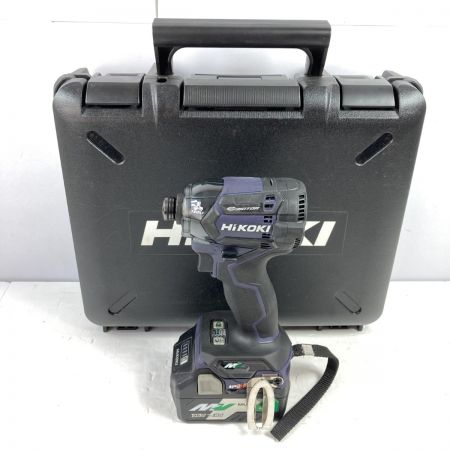  HiKOKI ハイコーキ 36V コードレスインパクトドライバ (バッテリ1個・ケース付）※充電器なし WH36DC オーシャンブルー