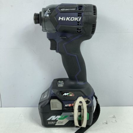  HiKOKI ハイコーキ 36V コードレスインパクトドライバ (バッテリ1個・ケース付）※充電器なし WH36DC オーシャンブルー