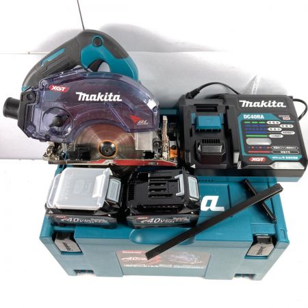  MAKITA マキタ 40Vmax 充電式防じんマルノコ バッテリ2個・充電器・ケース付 KS002GRDX ブルー