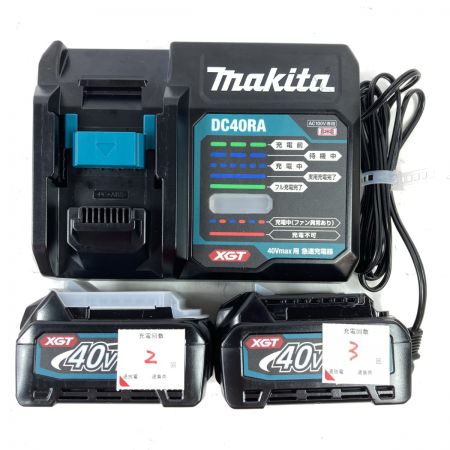  MAKITA マキタ 40Vmax 充電式防じんマルノコ バッテリ2個・充電器・ケース付 KS002GRDX ブルー