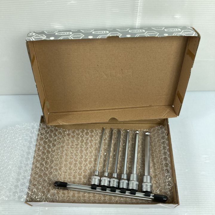 TONE トネ ロングボールポイントヘキサゴンソケットセット（ホルダー付
