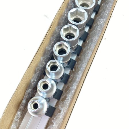  TONE トネ ソケットセット 差込角 9.5mm (3/8インチ) HS310 シルバー 未使用品