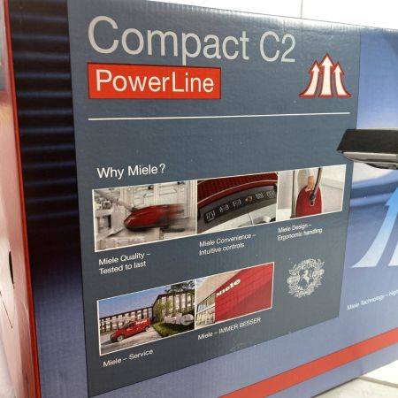  Miele ミーレ キャニスター 掃除機 (紙パック式) PowerLine SDCO0 Compact C2 ホワイト