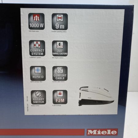  Miele ミーレ キャニスター 掃除機 (紙パック式) PowerLine SDCO0 Compact C2 ホワイト