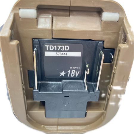  MAKITA マキタ ｲﾝﾊﾟｸﾄﾄﾞﾗｲﾊﾞ TD173D ブラウン 未使用品
