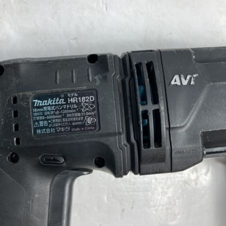  MAKITA マキタ 18V 充電式ハンマドリル  (バッテリ1個・充電器なし・ケース付） HR182D ブラック