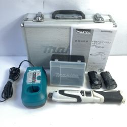 ＊＊ MAKITA マキタ 7.2V 充電式ペンインパクトドライバ (バッテリ2個・充電器・ケース付） TD021DSW ホワイト Cランク