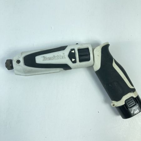  MAKITA マキタ 7.2V 充電式ペンインパクトドライバ (バッテリ2個・充電器・ケース付） TD021DSW ホワイト