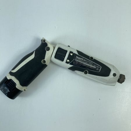  MAKITA マキタ 7.2V 充電式ペンインパクトドライバ (バッテリ2個・充電器・ケース付） TD021DSW ホワイト