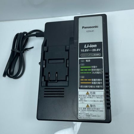 Panasonic パナソニック インパクトドライバ EZ7458 ブラック 充電器・充電池2個・ケース付 14.4v 不明 キズ・ヨゴレ有