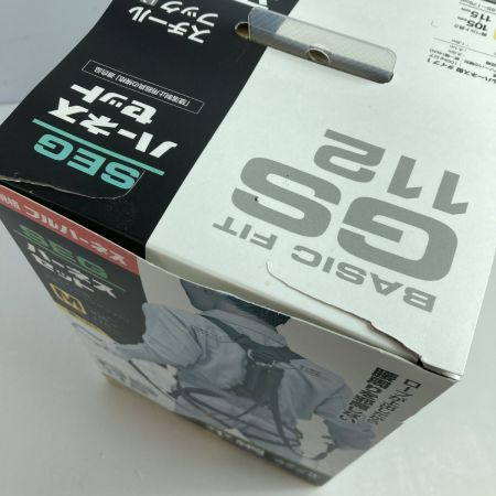  TAJIMA タジマ フルハーネス型安全帯 平綱ダブルランヤード 新規格 Mサイズ (2) GS112 ブラック