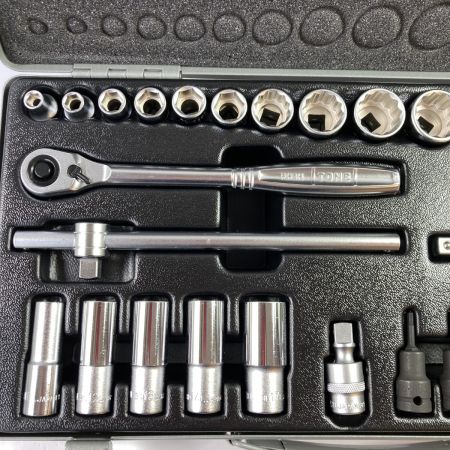  TONE トネ ミックスソケットレンチセット 27pcs 差込角9.5mm MX300 シルバー