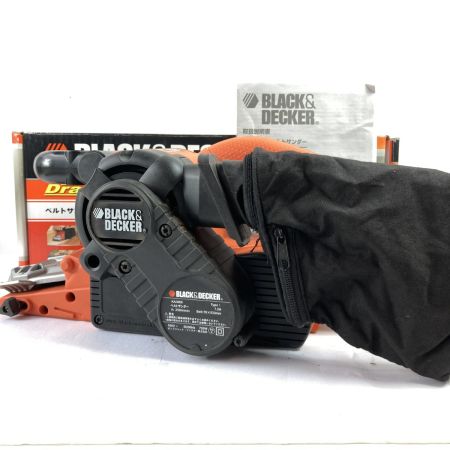  BLACK+DECKER ブラックアンドデッカー ベルトサンダー 76×533mm KA3000 オレンジ