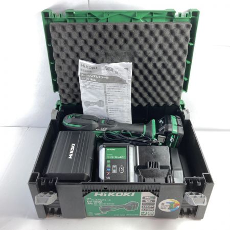  HiKOKI ハイコーキ 18V コードレスマルチツール (先端工具・バッテリ1個・充電器・ケース付） CV18DA グリーン