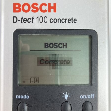  BOSCH ボッシュ コンクリート探知機 ケース付 D-tect100 シルバー×ブラック