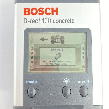  BOSCH ボッシュ コンクリート探知機 ケース付 D-tect100 シルバー×ブラック