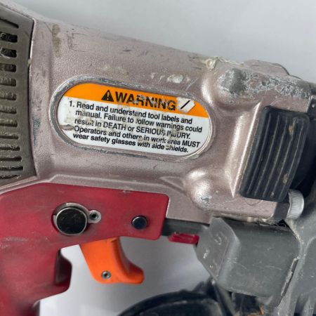 MAX マックス エア釘打ち HN-25C レッド 本体のみ 高圧 19=25mm 1205215D キズ・ヨゴレ有