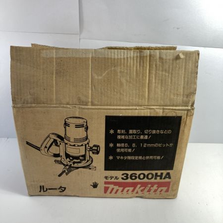  MAKITA マキタ コード式 ルータ 付属品付 3600HA ブルー