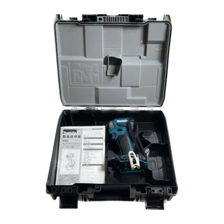  MAKITA マキタ 18V 充電式インパクトドライバ ケース付 （セットばらし品）※バッテリ・充電器なし (16) TD173D ブルー
