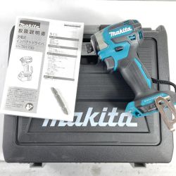 ＊＊ MAKITA マキタ 18V 充電式インパクトドライバ ケース付 （セットばらし品）※バッテリ・充電器なし (3) TD173D ブルー Sランク