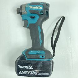 ＊＊ MAKITA マキタ 18V 充電式インパクトドライバ バッテリ1個 ※充電器なし TD173D ブルー Cランク