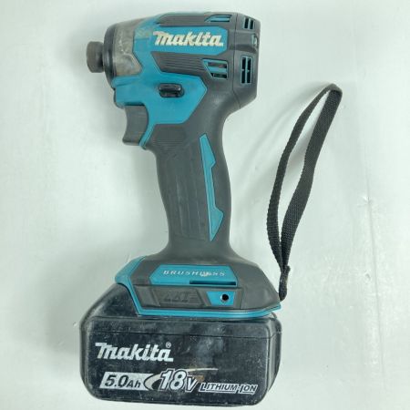  MAKITA マキタ 18V 充電式インパクトドライバ バッテリ1個 ※充電器なし TD173D ブルー